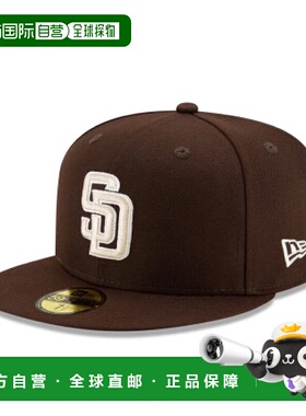 日本直邮New Era 59FIFTY 棒球帽 [NE3448EM007140] 黑色x白色