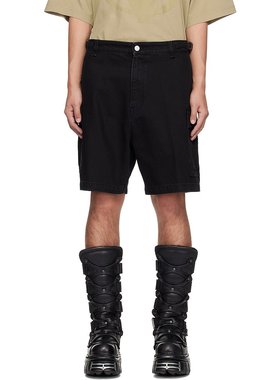 潮奢 Vetements 维特萌 男士 黑色工装短裤 UA66SS520B