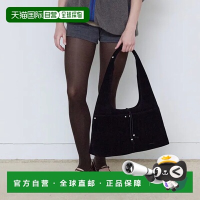 韩国直邮FIND KAPOOR新款铆钉麂皮大容量单肩包腋下包3431573