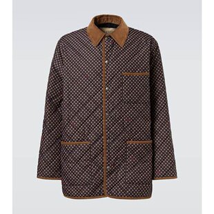 潮奢 Valentino 华伦天奴 男士 波尔卡圆点绗缝夹克