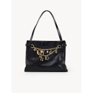 黑色 CHLOÉ AW2025 CH25AS870P60001 Charms单肩包 女士单肩包