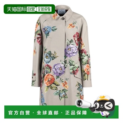 香港直邮PRADA 女士外套 P658RSOOO14ZVF0276 AW2024 灰色 Printe