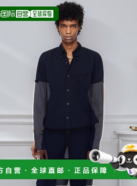 1h可退 香港直邮潮奢 Our Legacy 男士 黑色 Borrowed BD 衬衫 MR