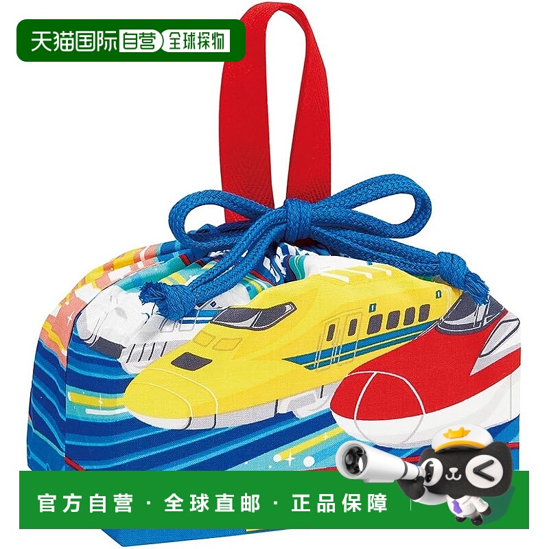 【日本直邮】Skater斯凯达 儿童用饭盒抽绳袋 Plarail24 KB7-A
