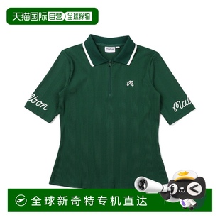 Logo M422 GOLF shirts 韩国直邮MALBON Point 女士Polo衫 Collar
