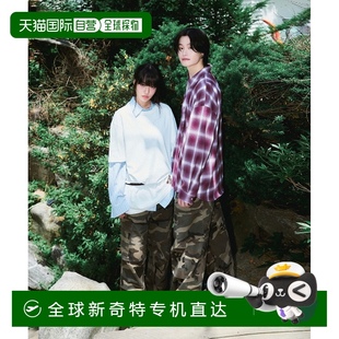 闊腿牛仔長褲 韓國直郵OURDAYZ 迷彩棕 降落傘工裝 碼 已添加