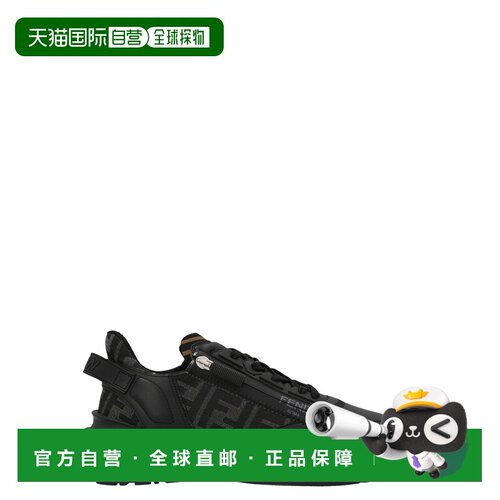 欧洲直邮FENDI 男士运动鞋 7E1392AJZHF1DV5 SS2026 黑色 Sporty