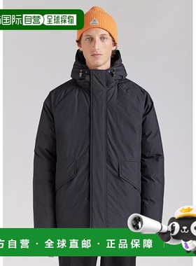 自营欧洲直邮Pyrenex Covert男士黑色羽绒短款派克大衣