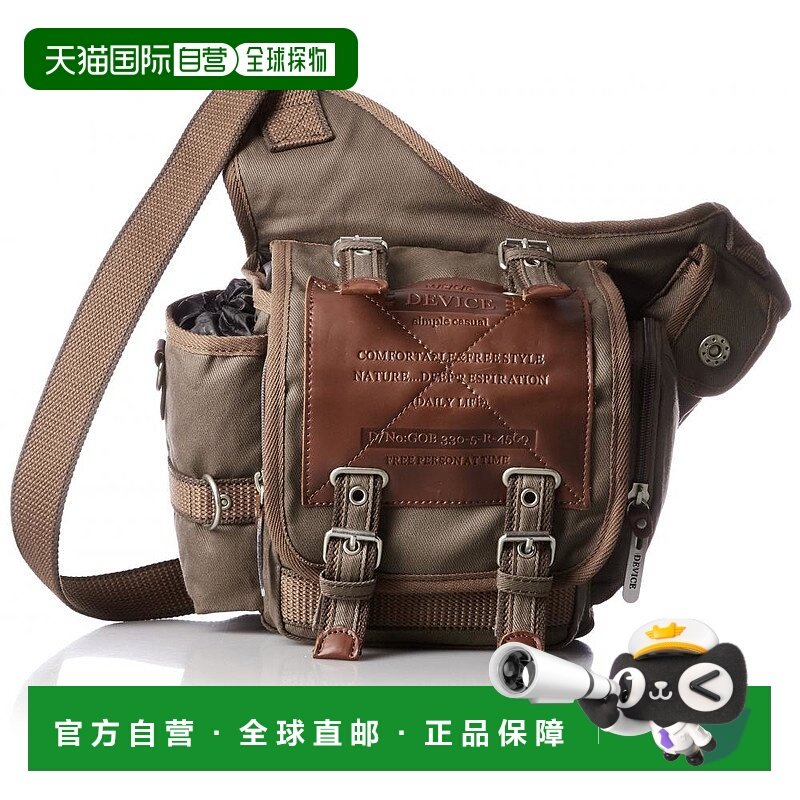 【日本直邮】DEVICE男士包袋单肩包/斜挎包卡其色大容量耐磨男包