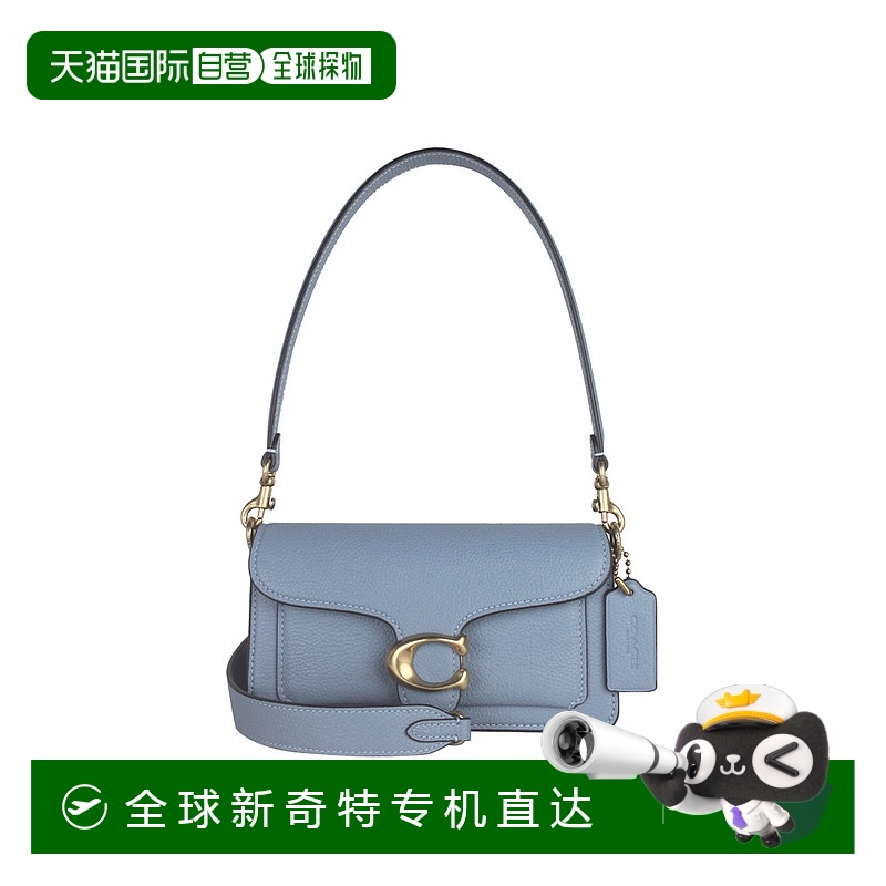 香港直邮COACH 专柜款女士皮质单肩斜挎手提包CY201B4PUB蔻驰