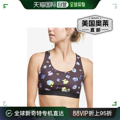 championAbsolute Eco 女式中等支撑瑜伽运动文胸 - 有机花卉 【