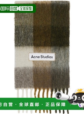 香港直邮潮奢 Acne Studios 艾克妮 男士 卡其色 & 灰白色 Check