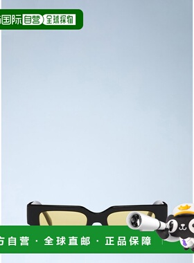 1h可退 香港直邮Palm Angels 棕榈天使 男士 黑色 Hyde 太阳镜 PE