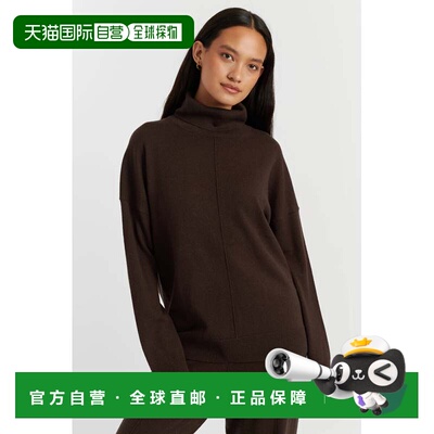自营chinti & parkerChocolate Wool-Cashmere Relaxed Rollneck