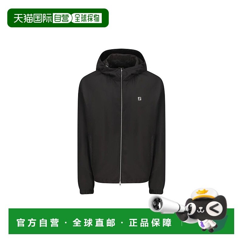 香港直邮FENDI 男士夹克 FAA960AU94F0GMEP26 SS2026 黑色 Fendi