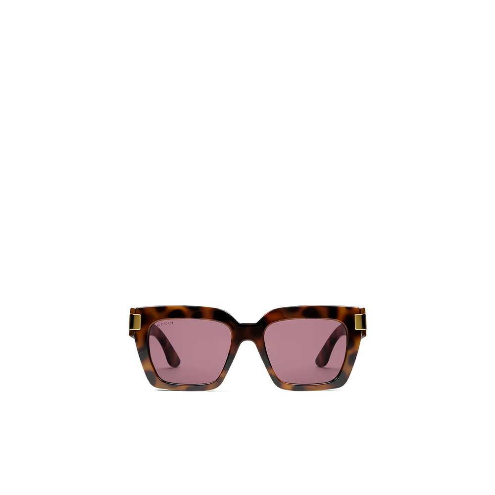 GUCCI 女士眼镜 797427J16912350 AW2024 花色 猫眼太阳镜