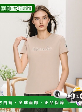 香港直邮MONCLER 女士T恤 K10938C0000989AUO529 SS2025女装
