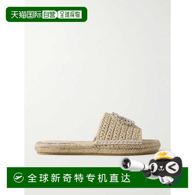 1h可退 香港直邮潮奢 Gucci 古驰 女士 露趾拖鞋 780589FAC68