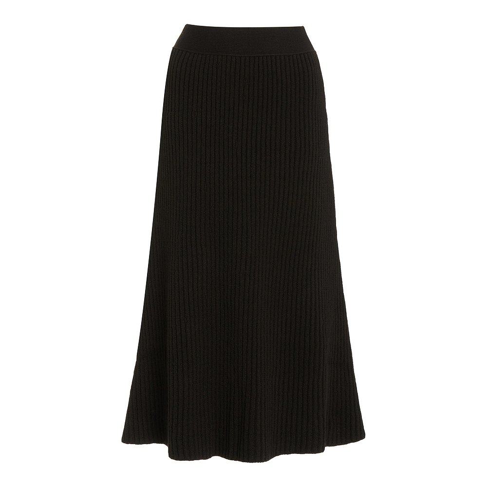 Bottega Veneta 葆蝶家 女士 罗纹针织羊毛中长半身裙,女装/女士精品,半身裙,淘宝优惠券,粉丝福利购,淘宝优惠卷