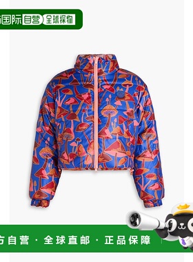 1h可退 香港直邮FARM RIO 女士 可反穿短款印花紧身夹克 320112WI