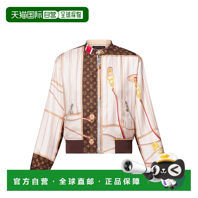 自营欧洲直邮LV路易威登 My Neverfull系列女士哈瓦那色真丝围巾