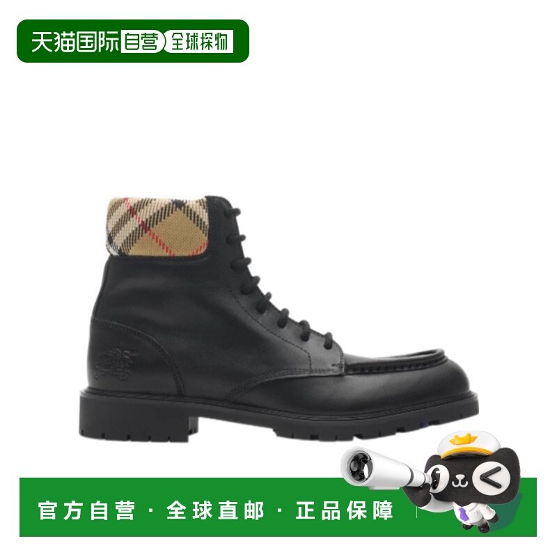 香港直邮Burberry Rogue 皮革骑士靴 81155991