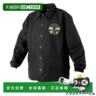 Beige 日本直邮Gamakatsu教练夹克 Black GM3793