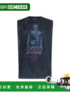 香港直邮DSQUARED2 男士背心 S71GD1527S21600814 CO 黑色 Sleeve