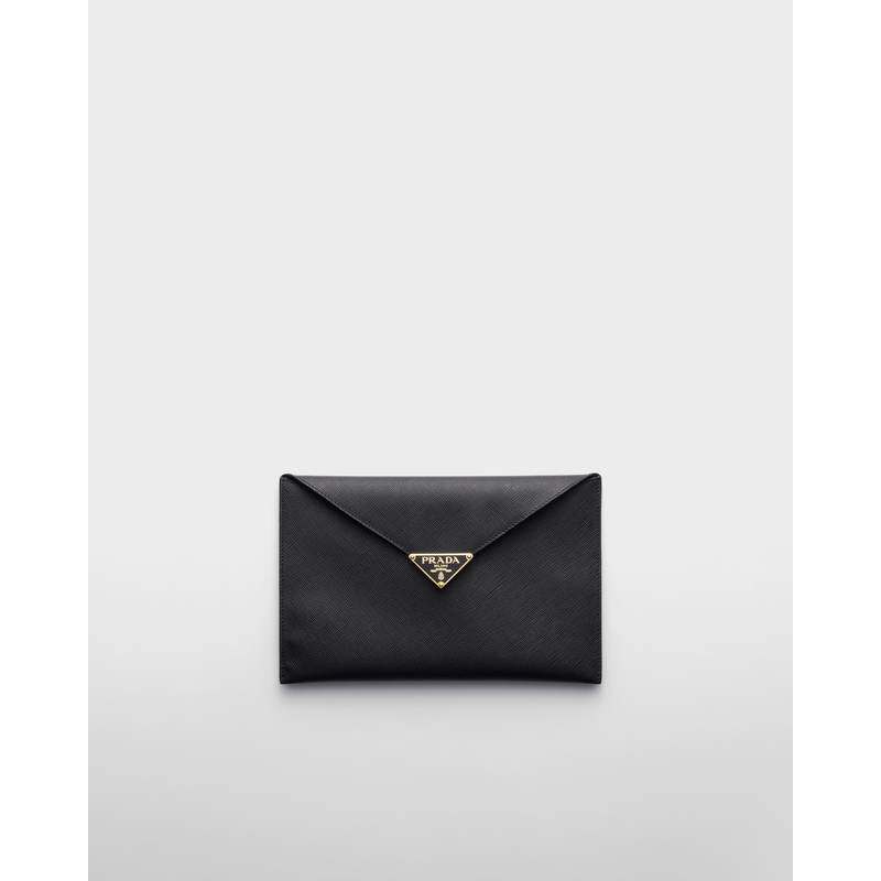 PRADA (2025) Saffiano 皮革信封手拿包