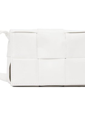 Bottega Veneta 葆蝶家 男士 白色 Cassette 单肩包 667048VCQ72