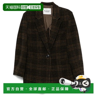 MARANT ISABEL 女士 GESINA 外 1h可退 格纹羊毛西装 香港直邮潮奢