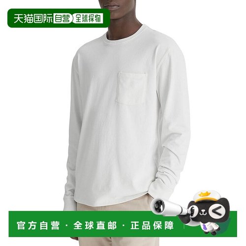 1h可退 【美国直邮】vince 男士 上装T恤长袖时尚透气舒适百搭小