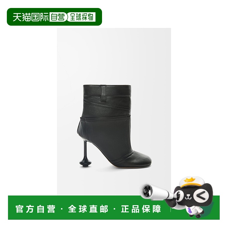 欧洲直邮LOEWE 罗意威 25秋冬 LLST286X04-1100 女士 短靴皮鞋