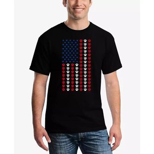 男士 Art 爪子国旗字母艺术T恤 舒适休闲 美国直邮LA 百搭时尚 Pop