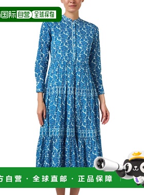 自营 Ro's Garden Diwali Maxi Dress - Blue 连衣裙美国直发奥莱