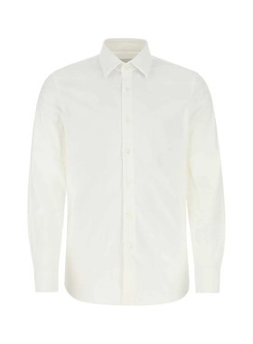 PRADA 男士衬衫 UCM60810HTF0009-1 SS2025 白色 Prada Shirts