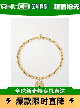 香港直邮潮奢 sydney evan 女士Aries 14K 黄金钻石手链（白羊座