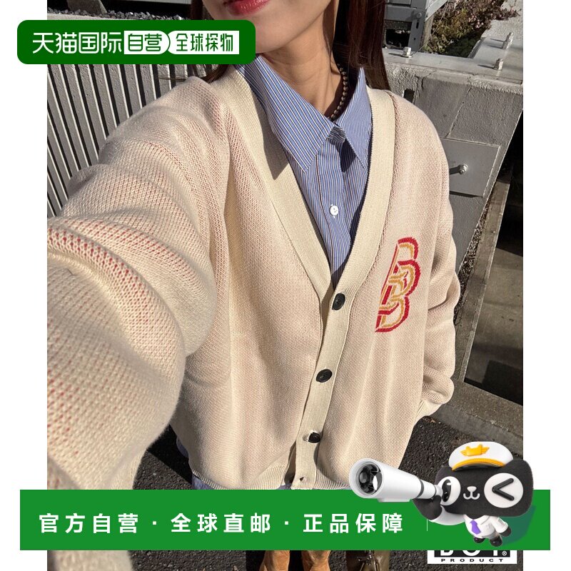 1h可退 日本直邮BUGLE BOY 男女同款 全棉针织开衫 复古褪色设计,男装,针织衫/毛衣,淘宝优惠券,粉丝福利购,淘宝优惠卷