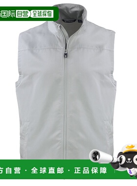 自营 cutter & buckCutter&Buck Charter环保再生男式全拉链背心-