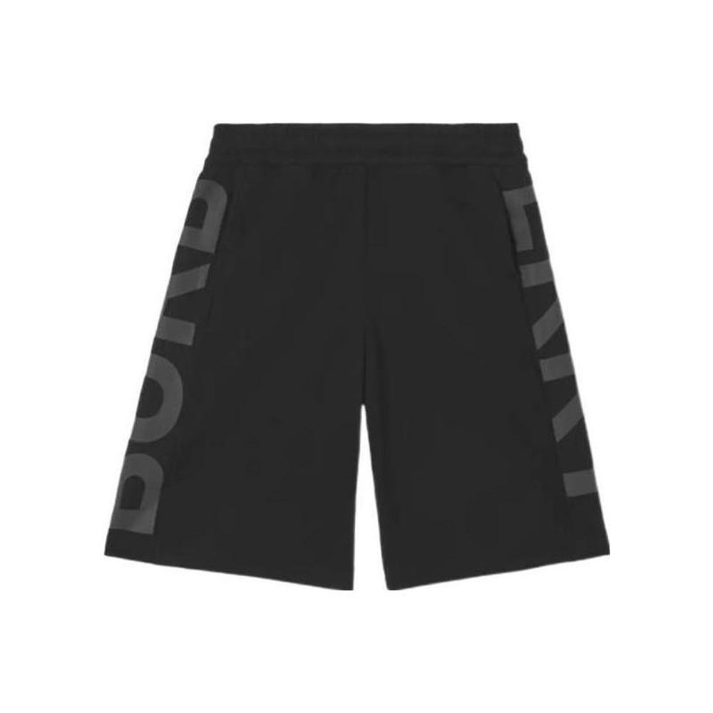 BURBERRY 男士短裤 80456881 AW2021 黑色 徽标印花短裤