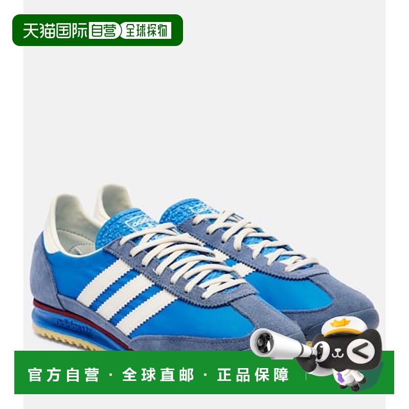 1h可退 香港直邮潮奢 adidas 阿迪达斯 女士 SL 72 OG 山羊皮边运