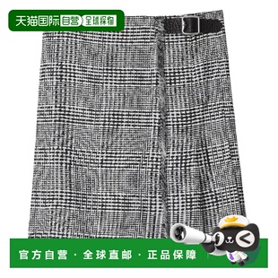 自营Burberry Embroidered Houndstooth Skirt - monochrome ip p