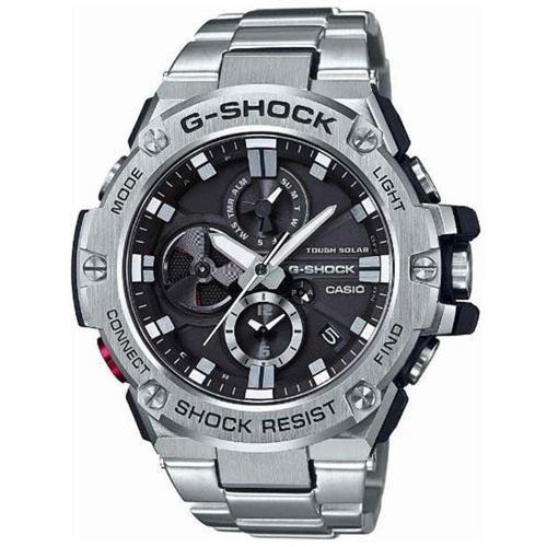 日本CASIO G-SHOCK G-STEEL男士石英型+手表GSTB100D1AJF