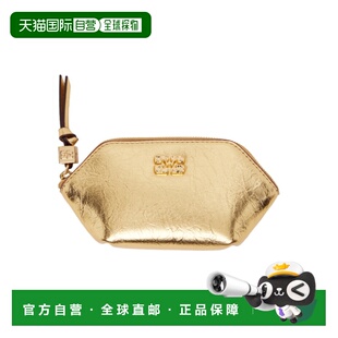 1h可退 香港直邮Ganni Bou Crushed 零钱包 B3010114