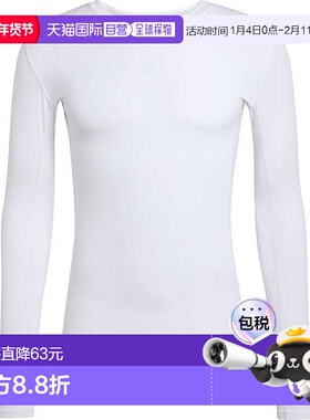 日本直邮阿迪达斯 Techfit 长袖T恤白色