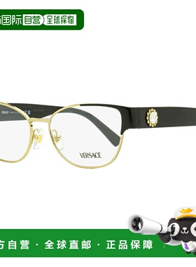 自营 Versace 女士猫眼镜 VE1267B 1433 金色/黑色 53 毫米 - 143