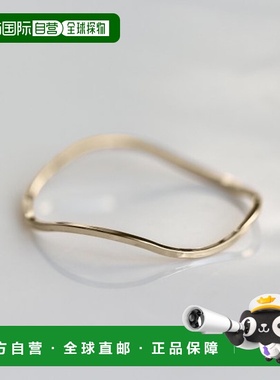 1h可退 日本直邮cui-cui 细身黄金戒指 K10YG 755458