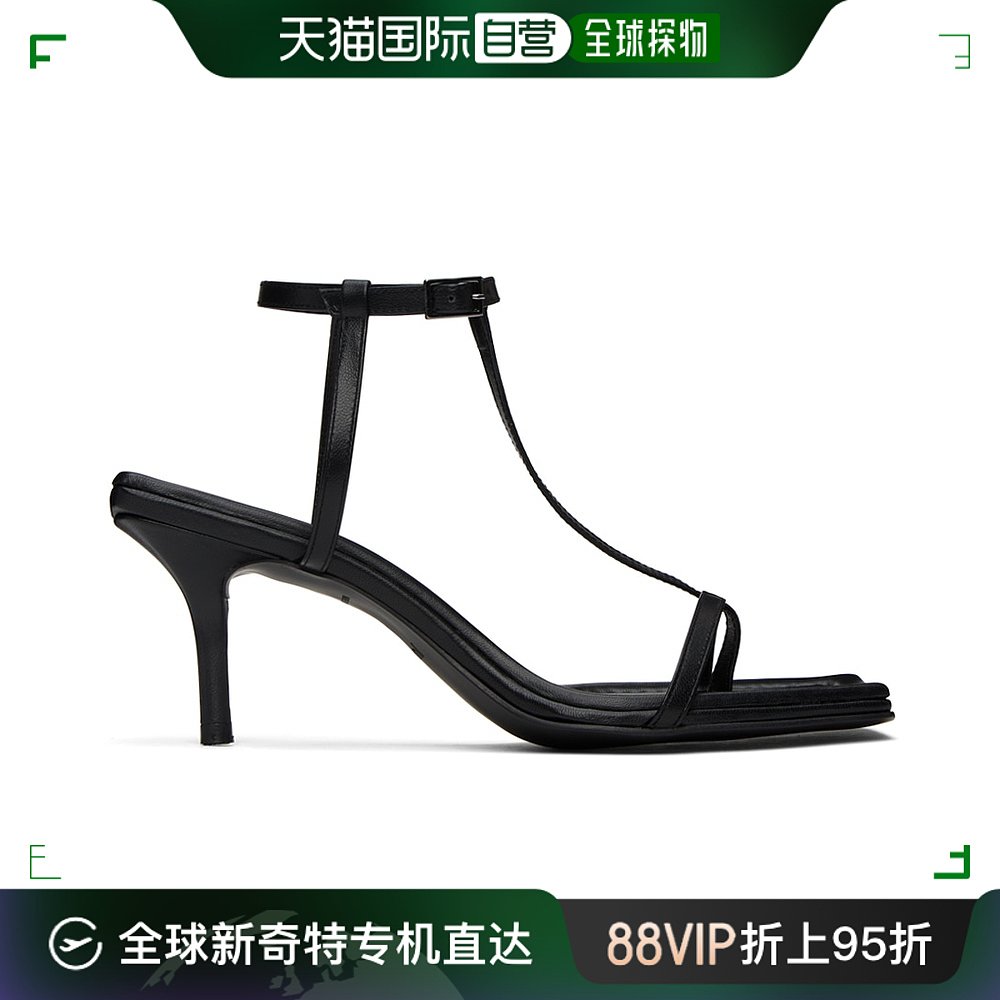 香港直邮潮奢 Juun.J女士黑色凉鞋 JW33K2W02