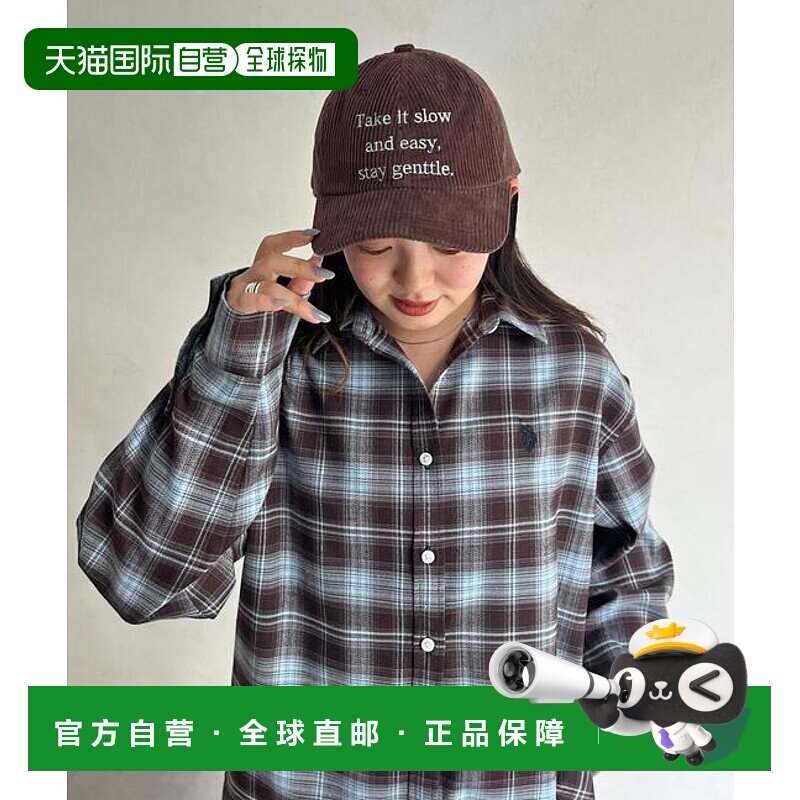 1h可退 日本直邮官方授权 CPCM 灯芯绒标志棒球帽帽子