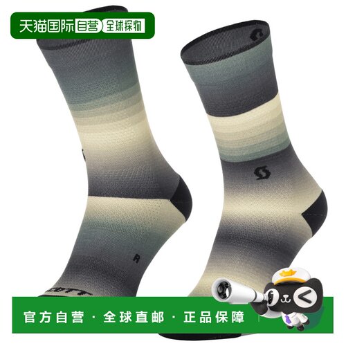 欧洲直邮SCOTT 男士户外袜 2071368TRANQUILGREENACIDYELLOW